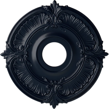 Attica Ceiling Medallion (Fits Canopies up to 5"), Hand-Painted Midnight Dream, 18"OD x 4"ID x 5/8"P
